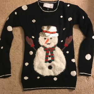 Small snowman sweater